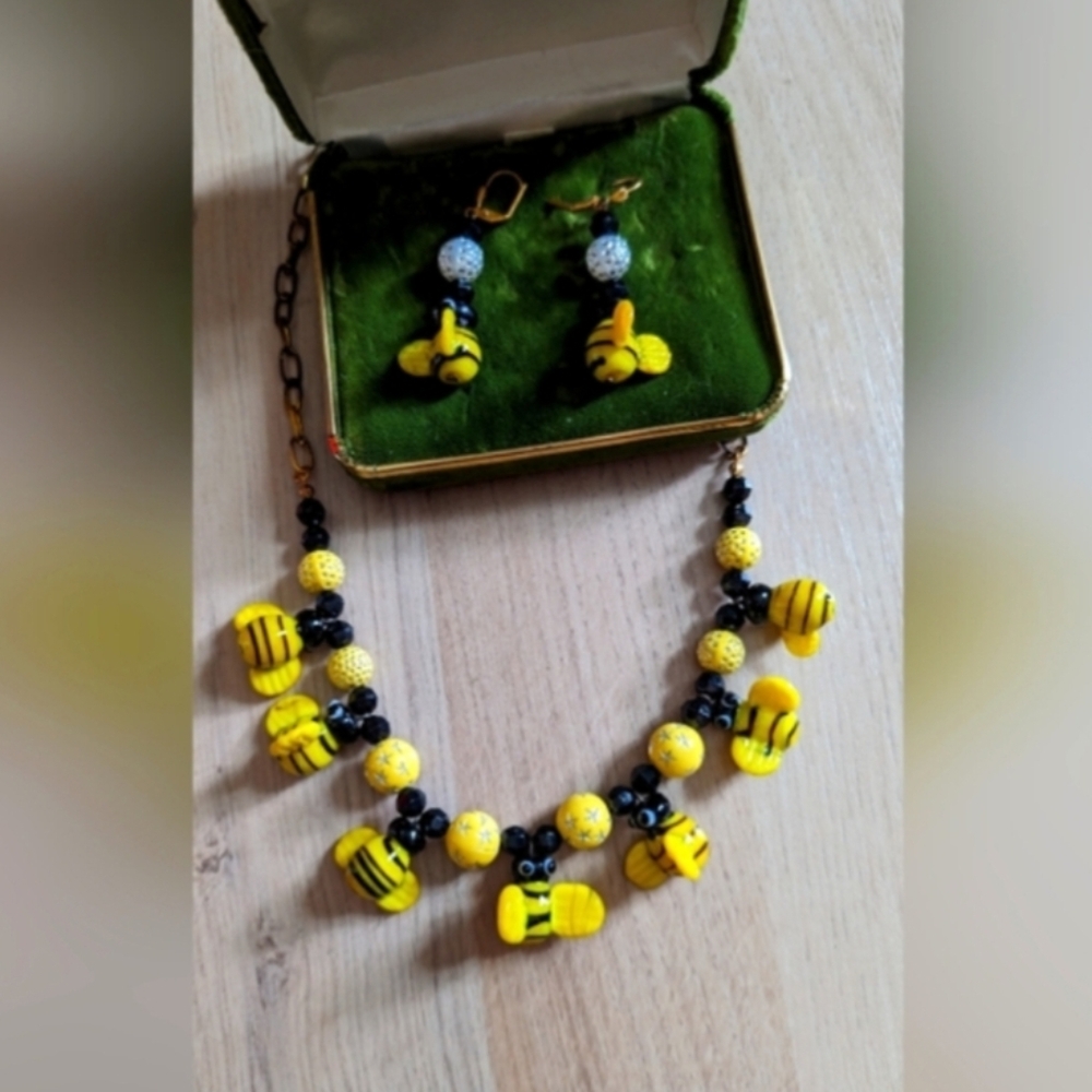 Be Happy Bumble Bee Lamp Work Set